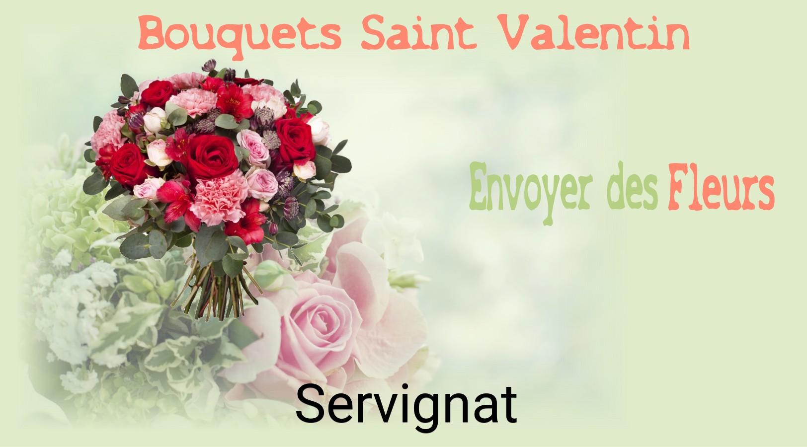 Roses de Saint-Valentin livrées à Servignat